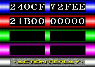 [Program] Action Replay (Europe) In game screenshot